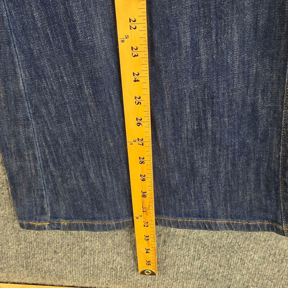 Pilcro Jeans 26 Wide Leg Trousers Denim Blue Casual Sailor Office Work Casual - Picture 13 of 16